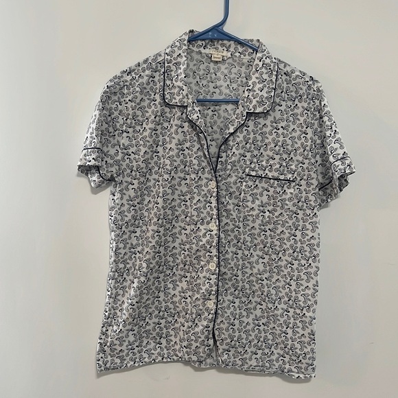 J. Crew Tops - J Crew Paisley Print Button Down Top Size Small